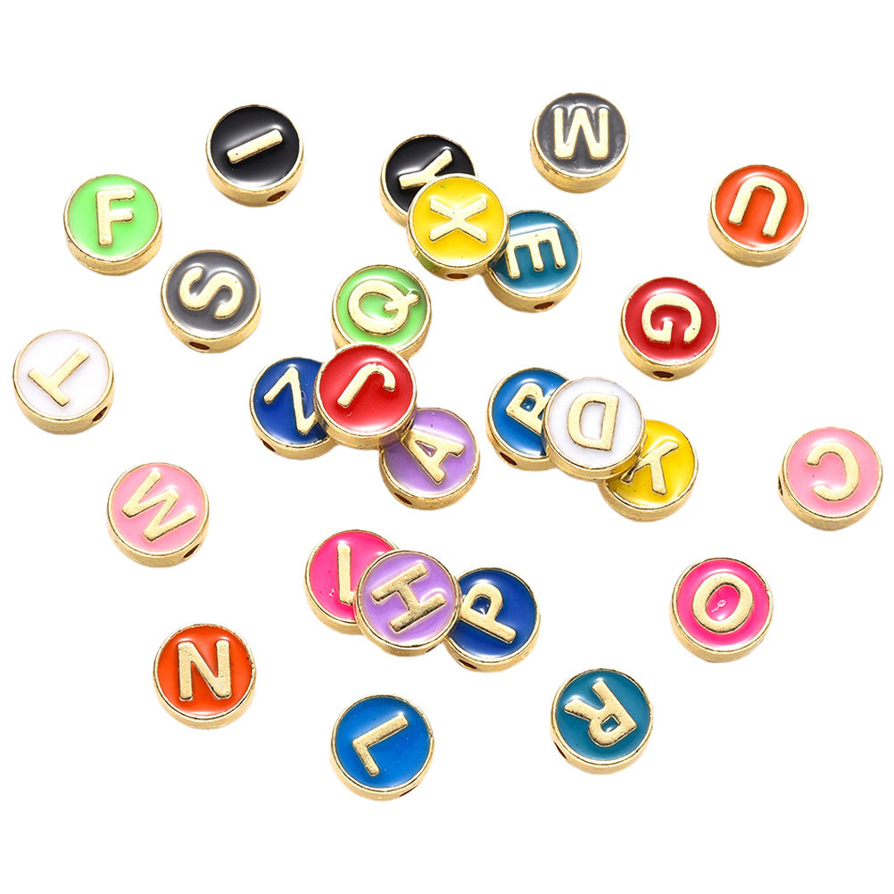 26Pcs Decorative Letter Beads  - Jewelry Making Ideas With Beads review and price