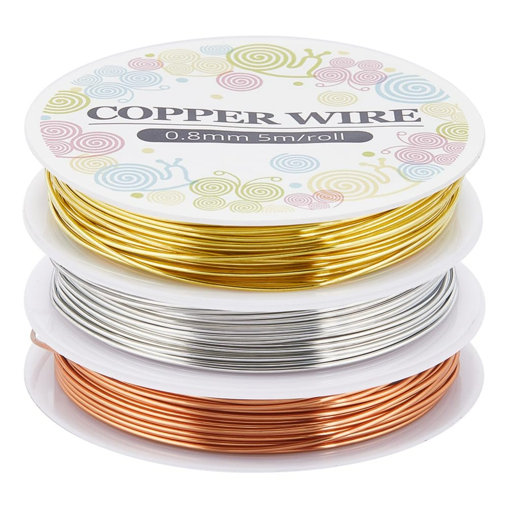 12.8M Copper Jewelry Wire 0.8m - Jewelry Making Tutorials review and price