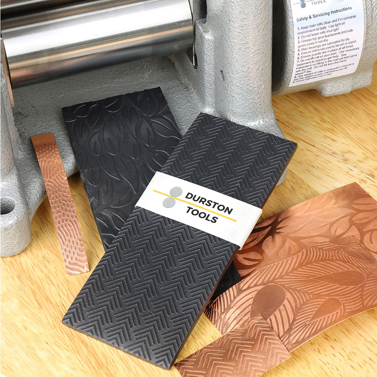 Durston Multi Pattern Plate De - Xtool Jewelry Making review and price