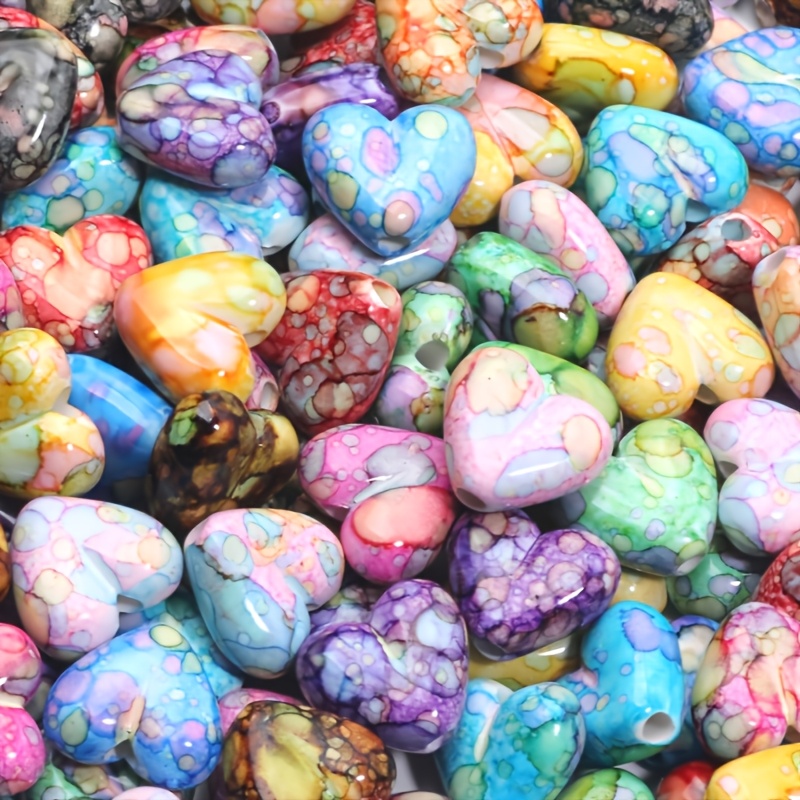 Heart Shaped  Spaced Beads 16m - Jewelry Making Ideas With Beads review and price